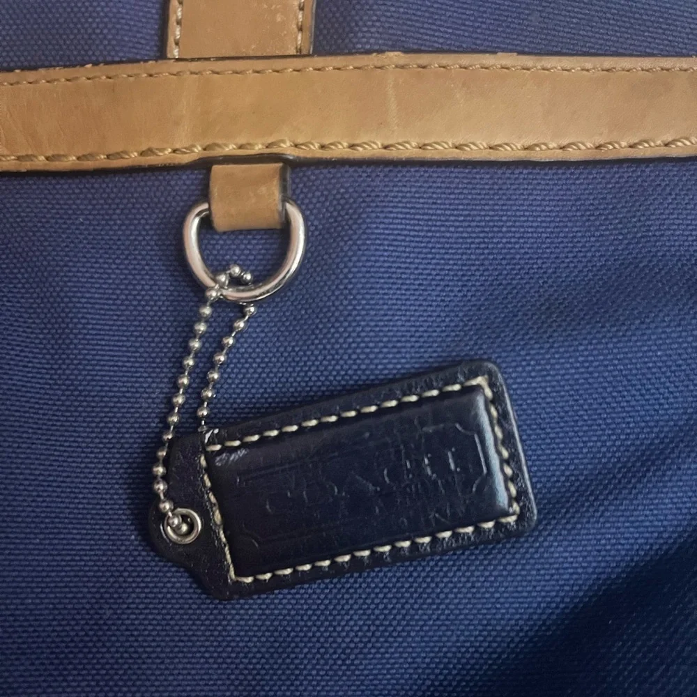 Coach Canvas Leather Baby Diaper Bag